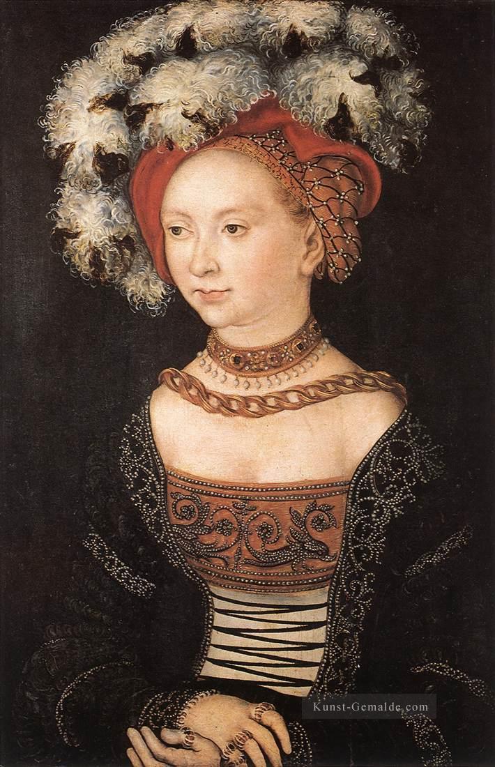 Porträt einer jungen Frau Renaissance Lucas Cranach der Ältere Ölgemälde